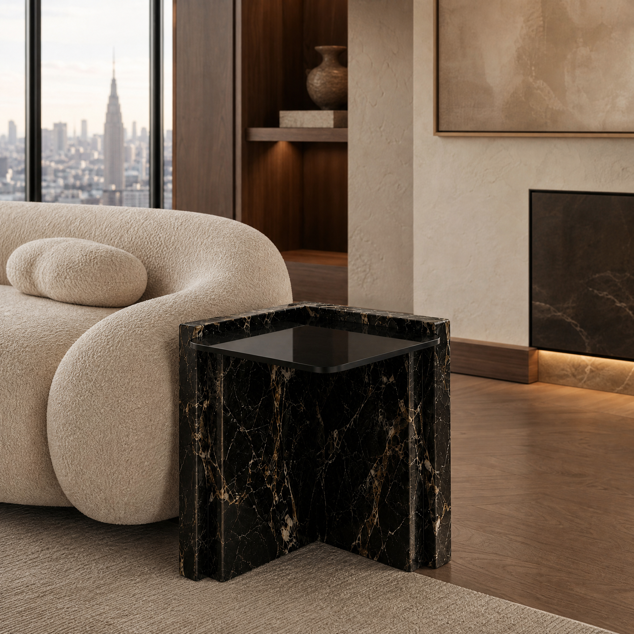 Ashburn Marble Side Table