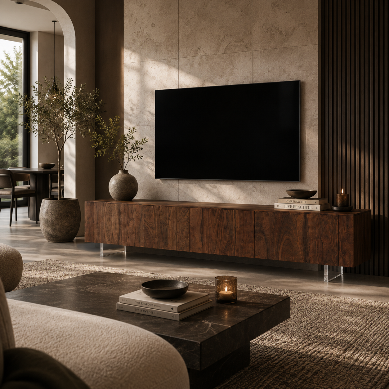 Canning Wood TV Unit
