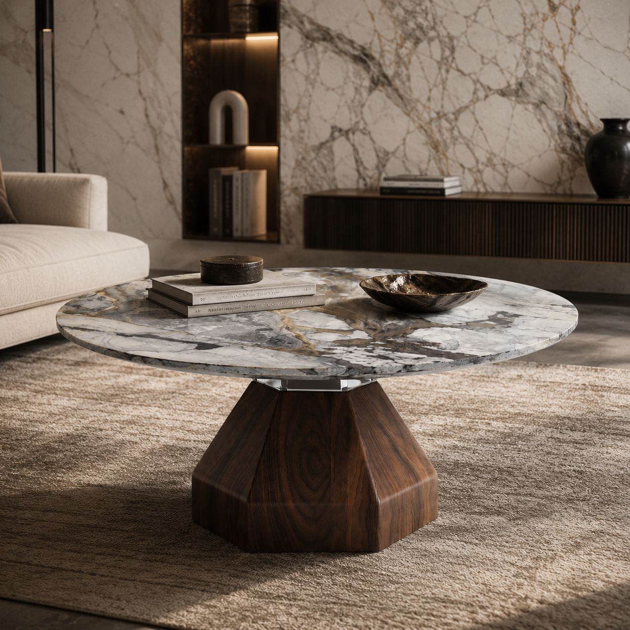 Savile Marble Coffee Table