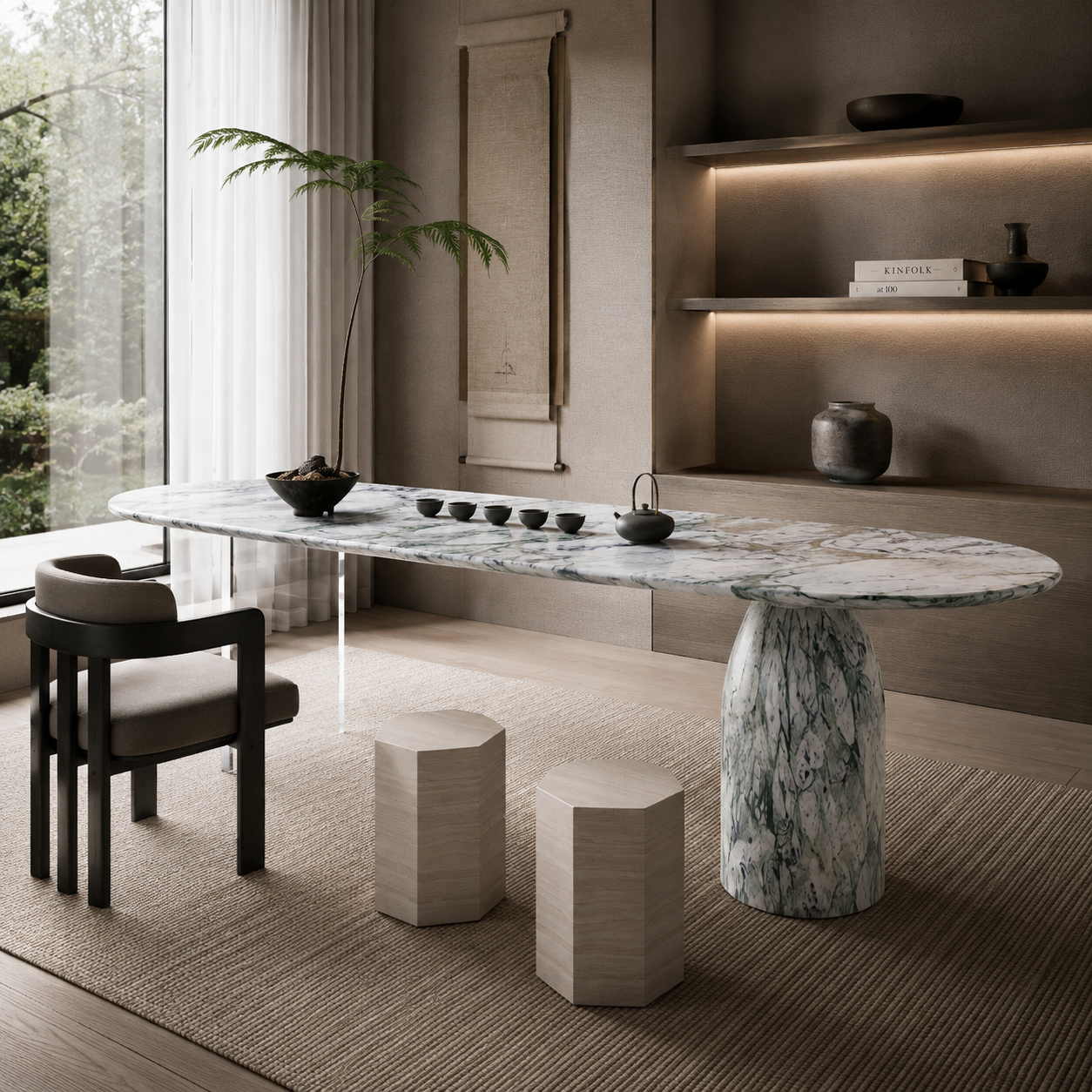 Devonshire Marble Dining Table