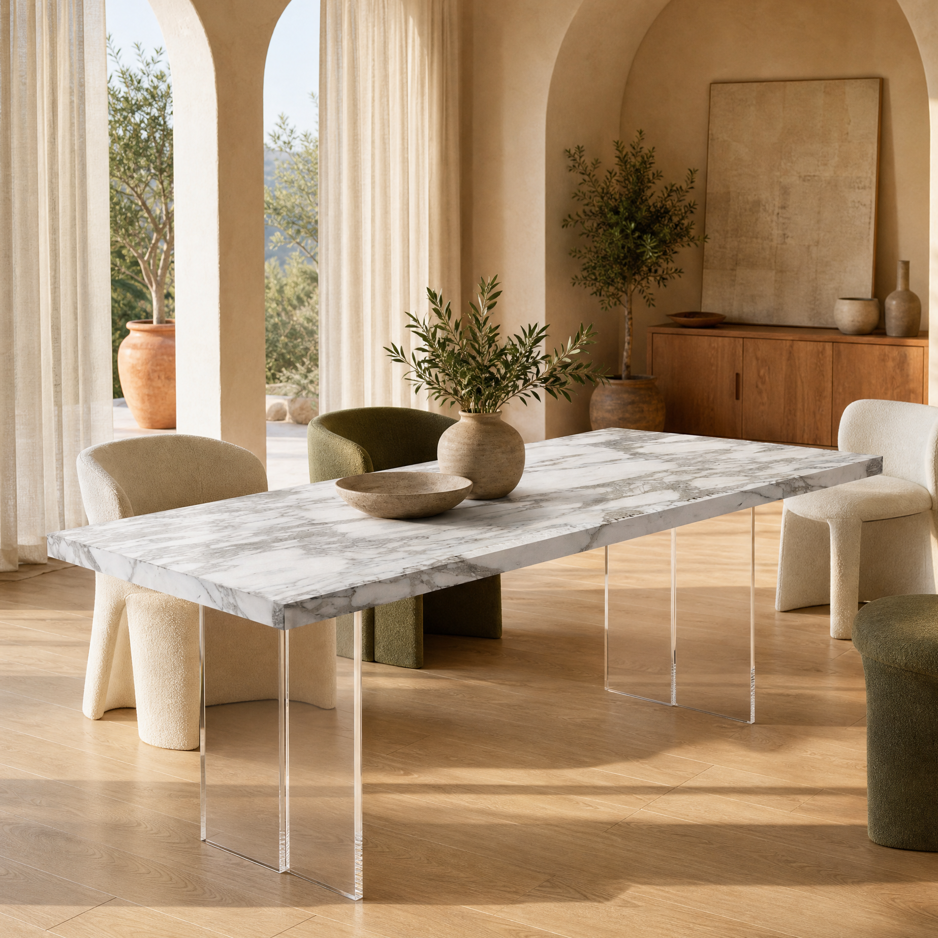 Onslow Marble Dining Table