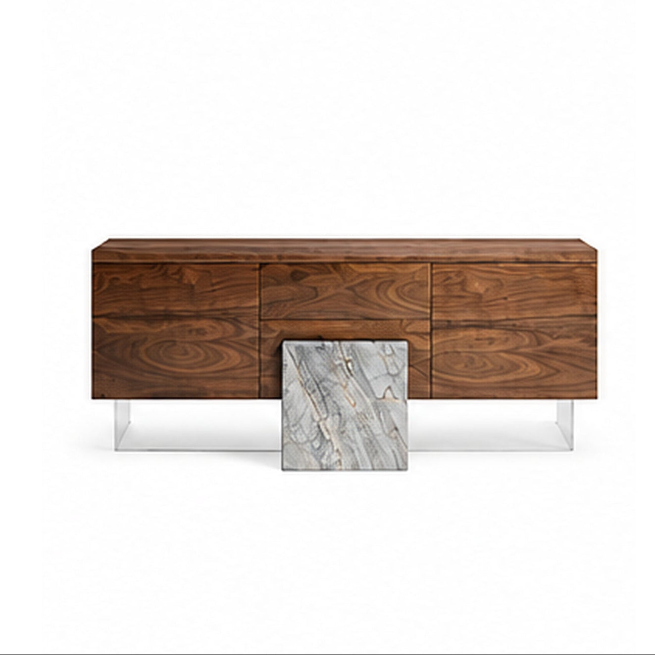 Canning Marble & Wood TV Unit