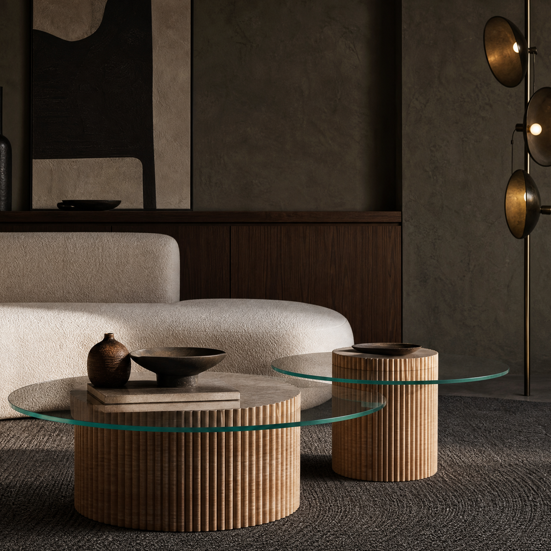 Fairfax Marble Nesting Coffee Table