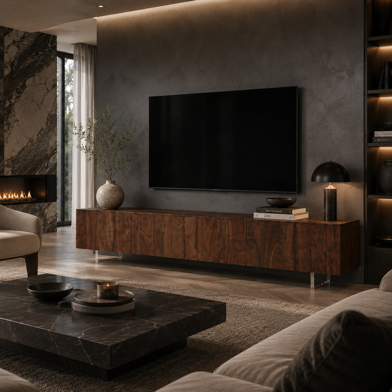 Canning Wood TV Unit
