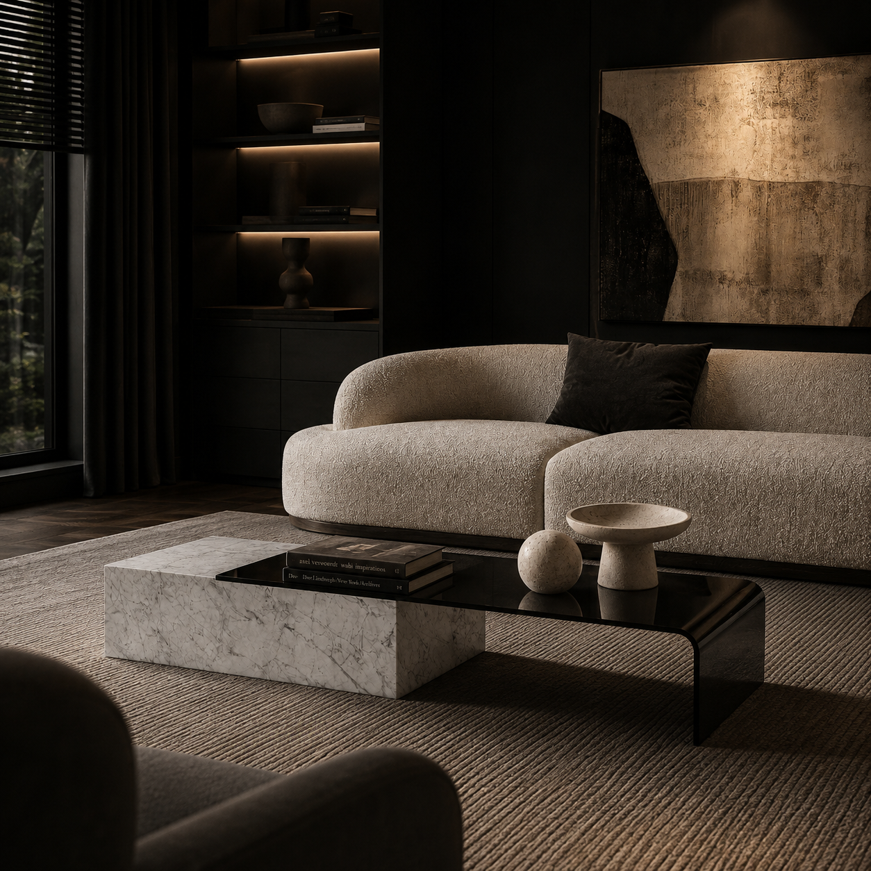 Cavell Marble Coffee Table