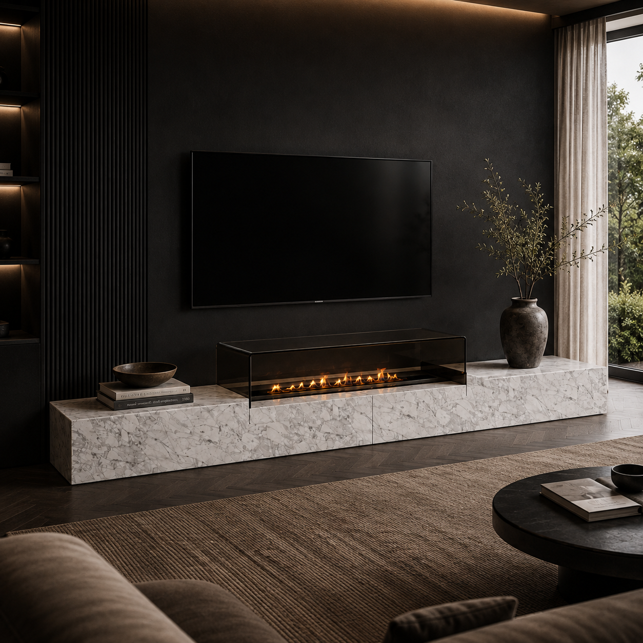 Cavell Marble TV Unit