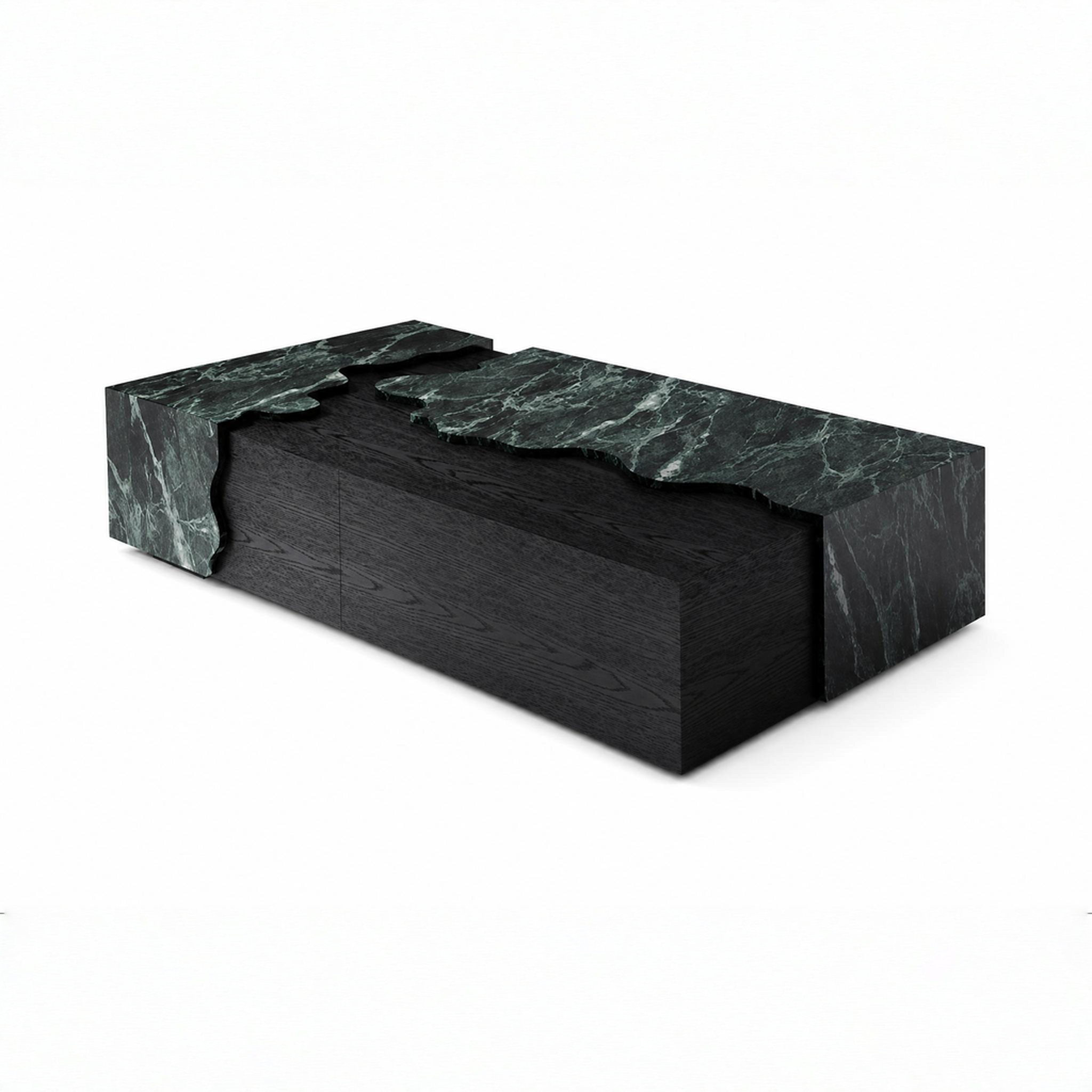 Cadogan Marble & Wood Coffee Table