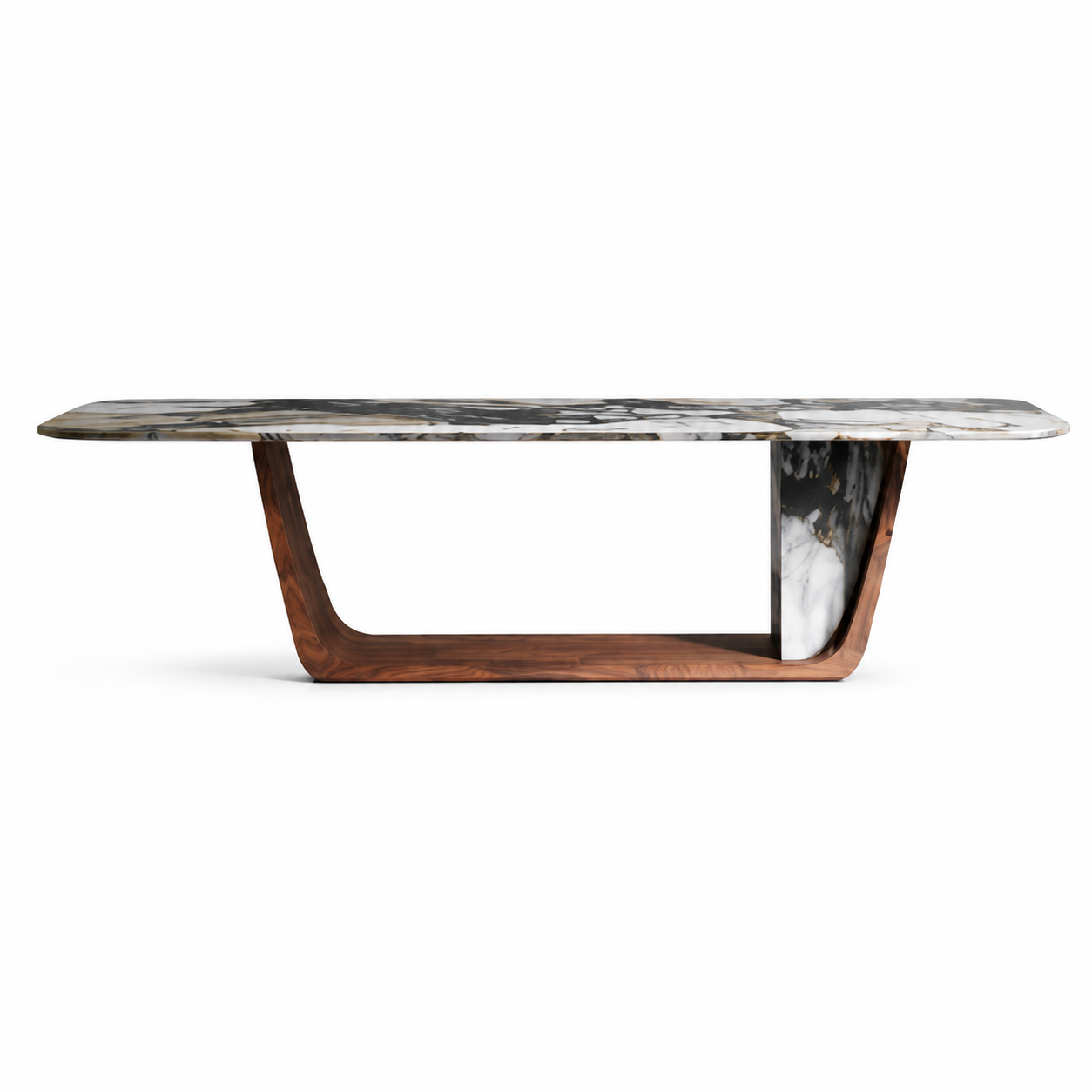 Cadogan Marble & Wood Dining Table
