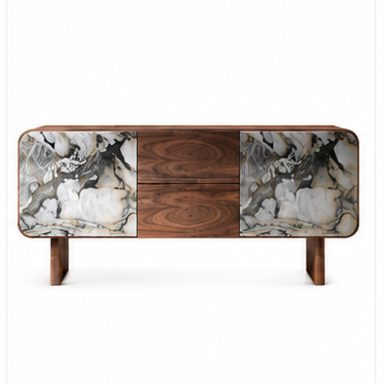 Cadogan Marble & Wood Sideboard