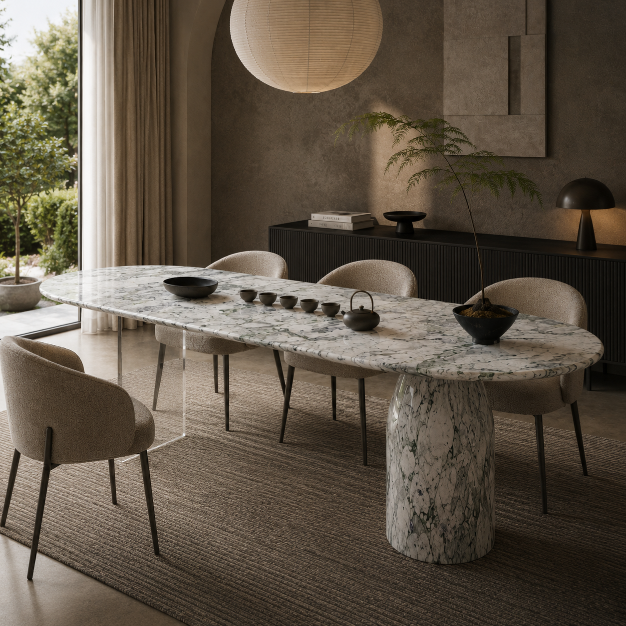 Devonshire Marble Dining Table