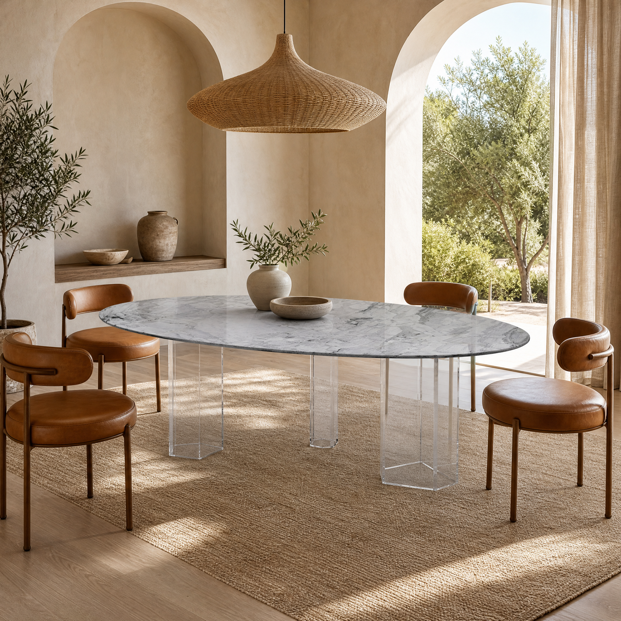 Vere Marble Dining Table