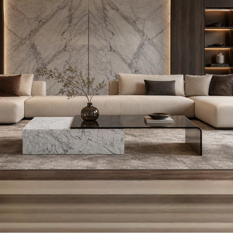 Cavell Marble Coffee Table