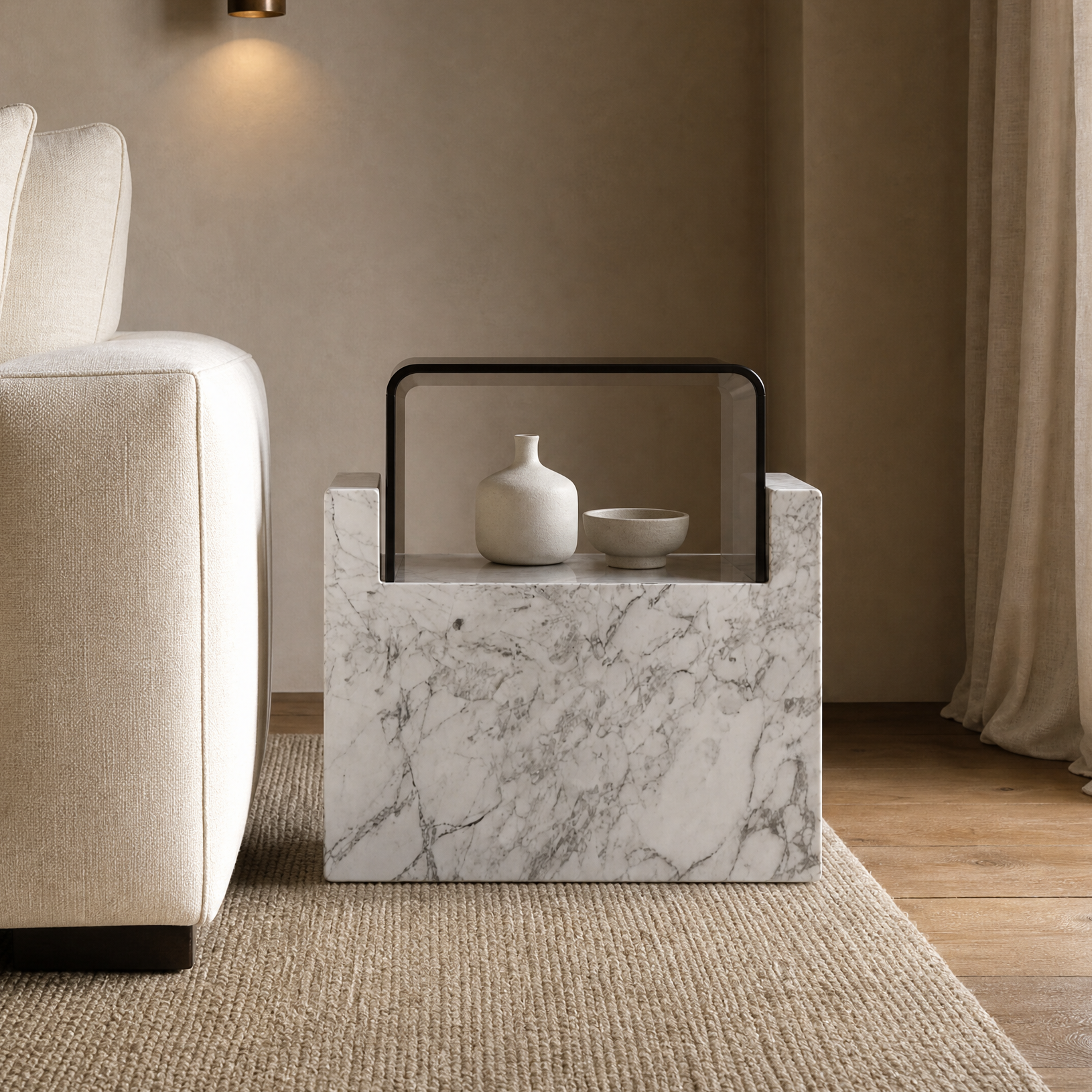 Cavell Marble Side Table