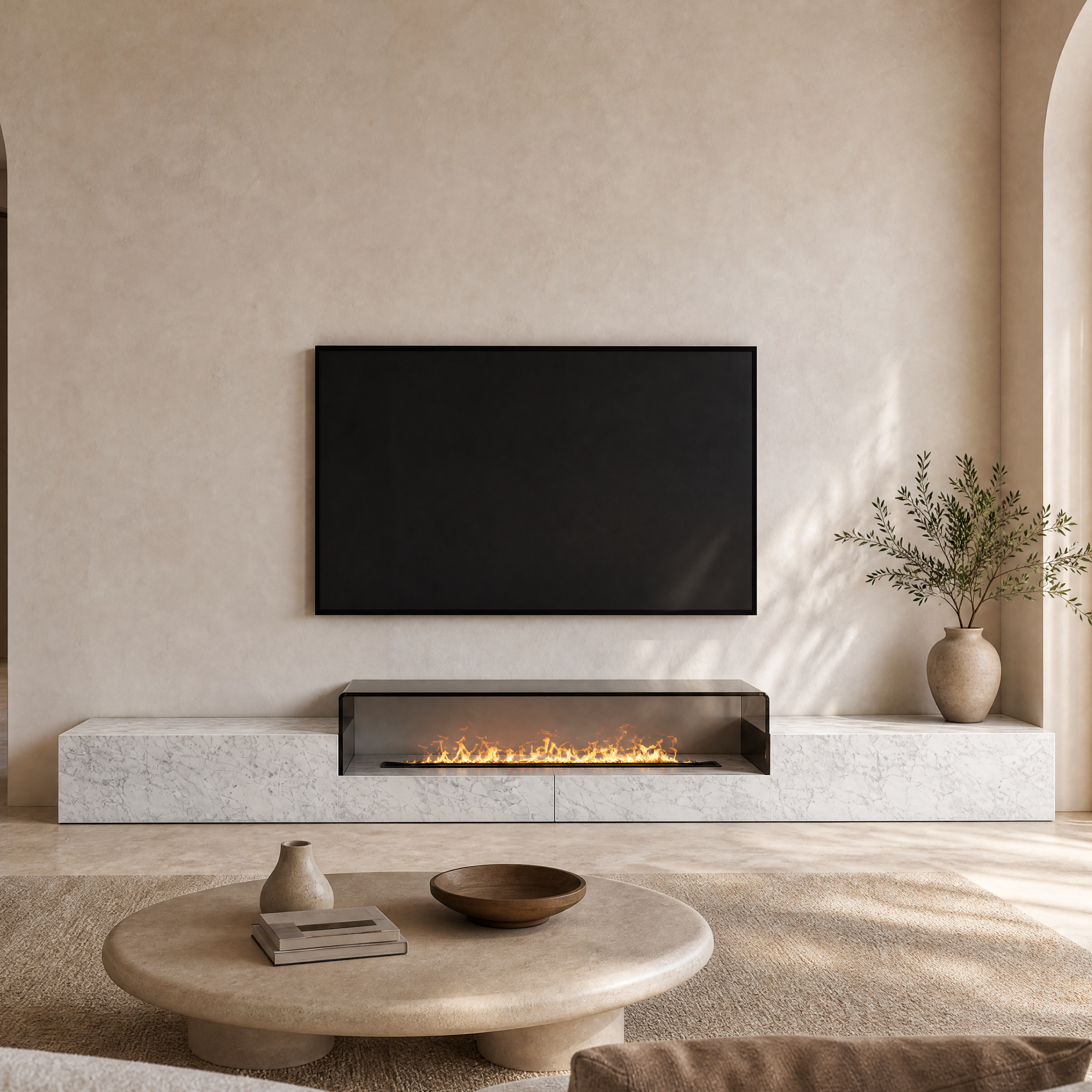 Cavell Marble TV Unit