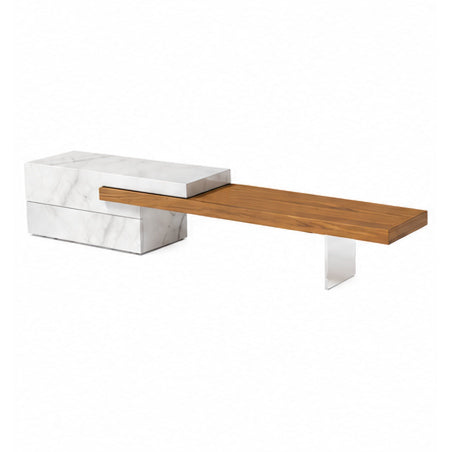 Stafford Marble & Wood TV Unit