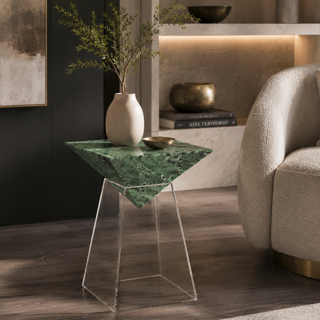 Marston Green Marble Side Table
