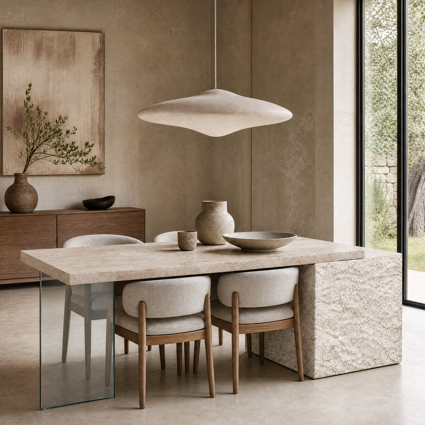 Sinclair Marble Dining Table