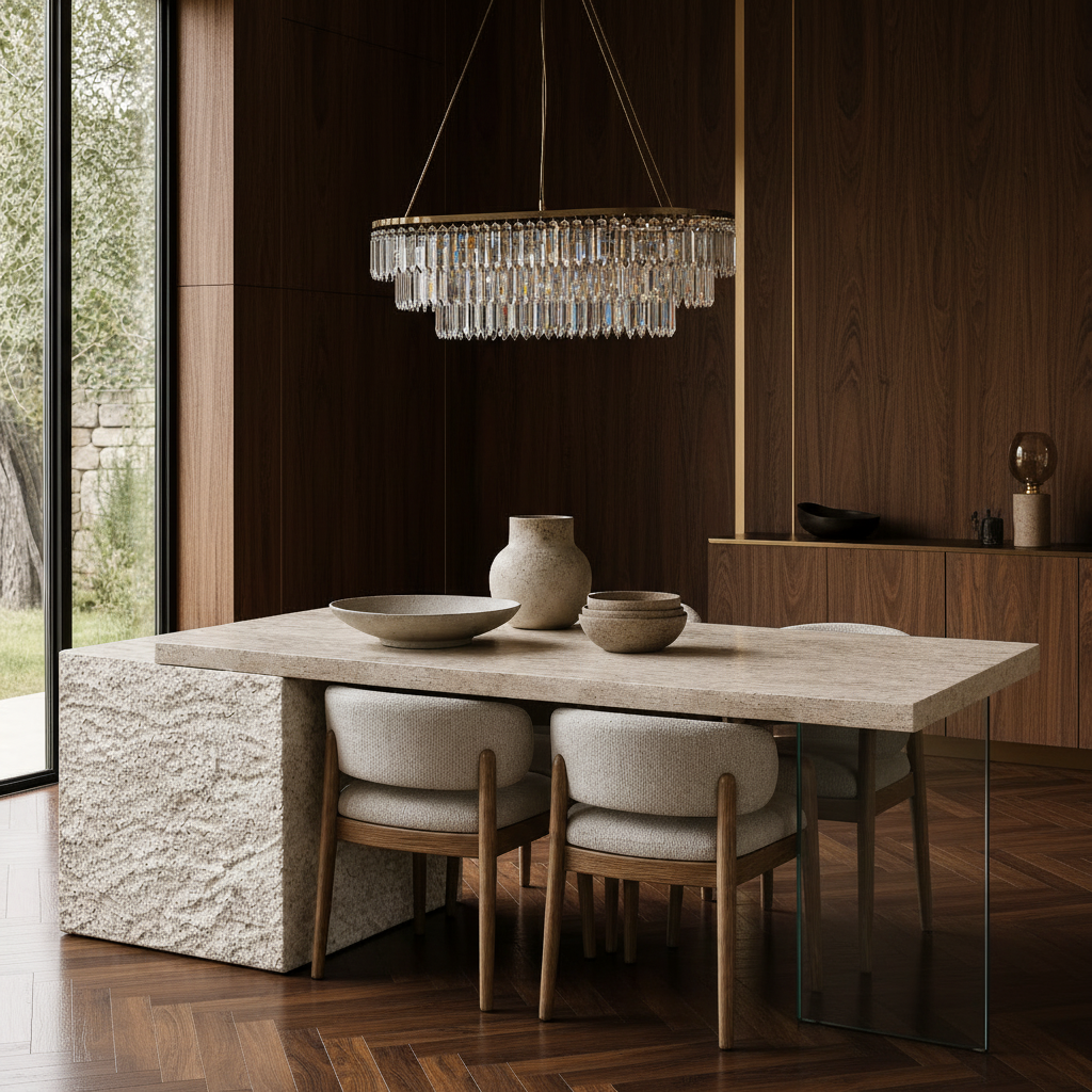 Sinclair Marble Dining Table
