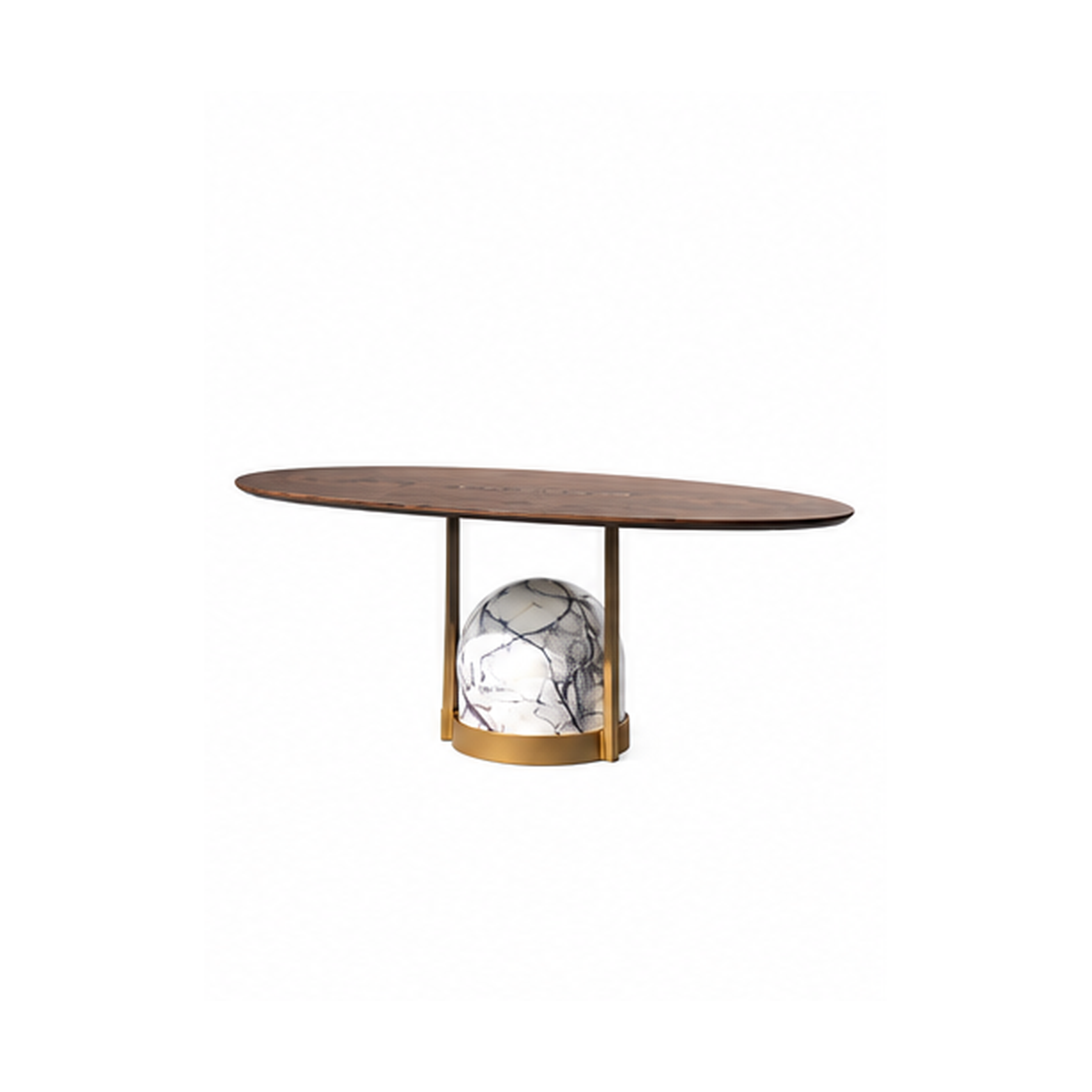 Sloane Marble & Wood Dining Table