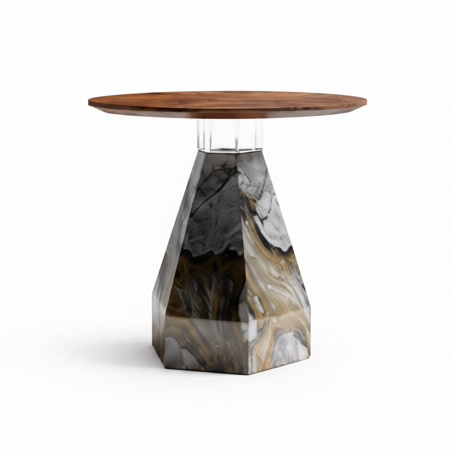 Savile Marble Side Table
