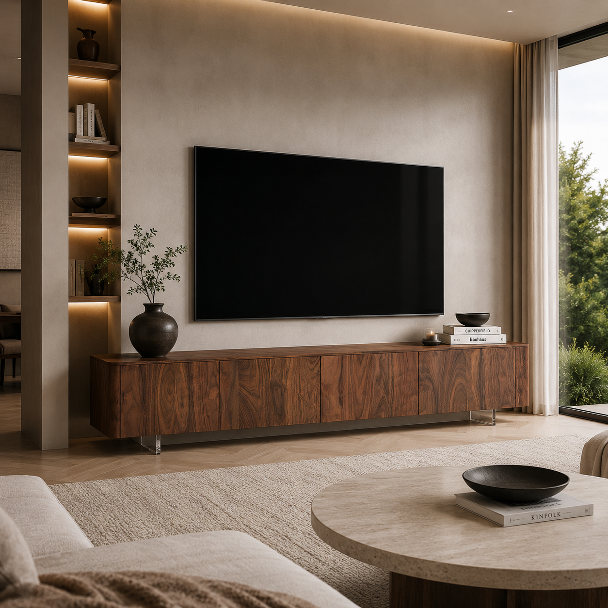 Canning Wood TV Unit