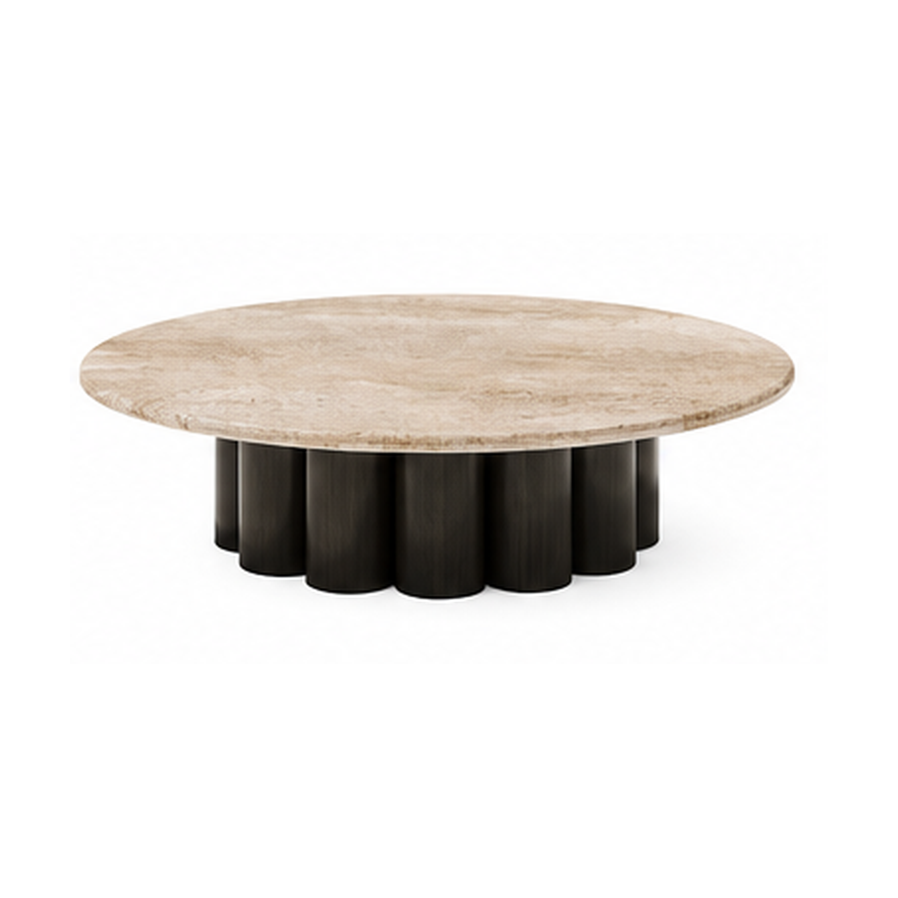 Jermyn Marble & Wood Coffee Table