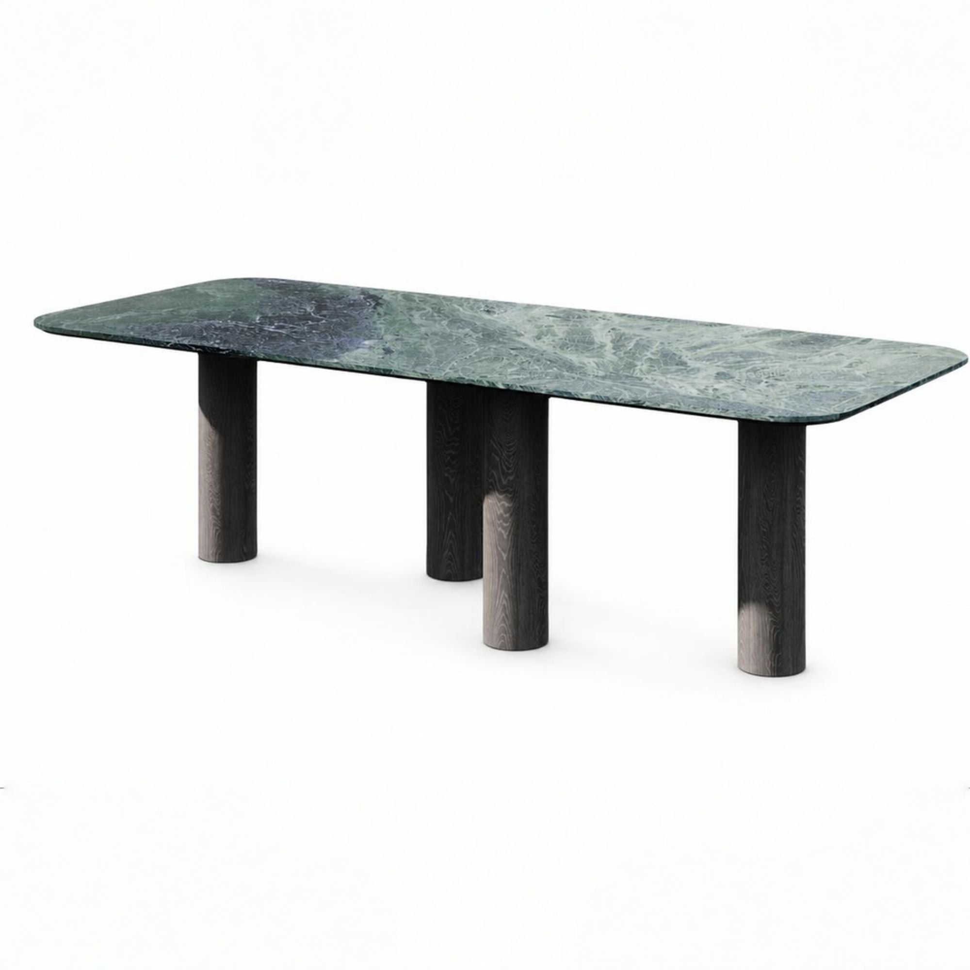 Portman Marble & Wood Dining Table
