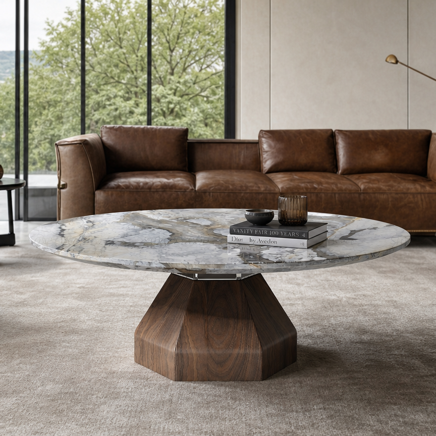 Savile Marble Coffee Table