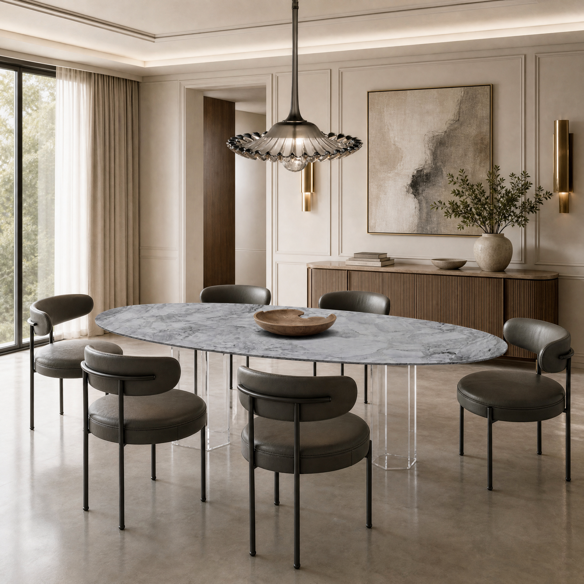 Vere Marble Dining Table