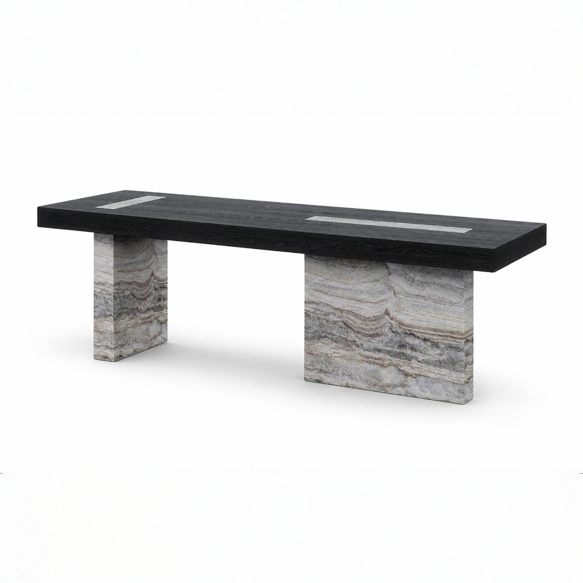 Apsley Marble & Wood Dining Table